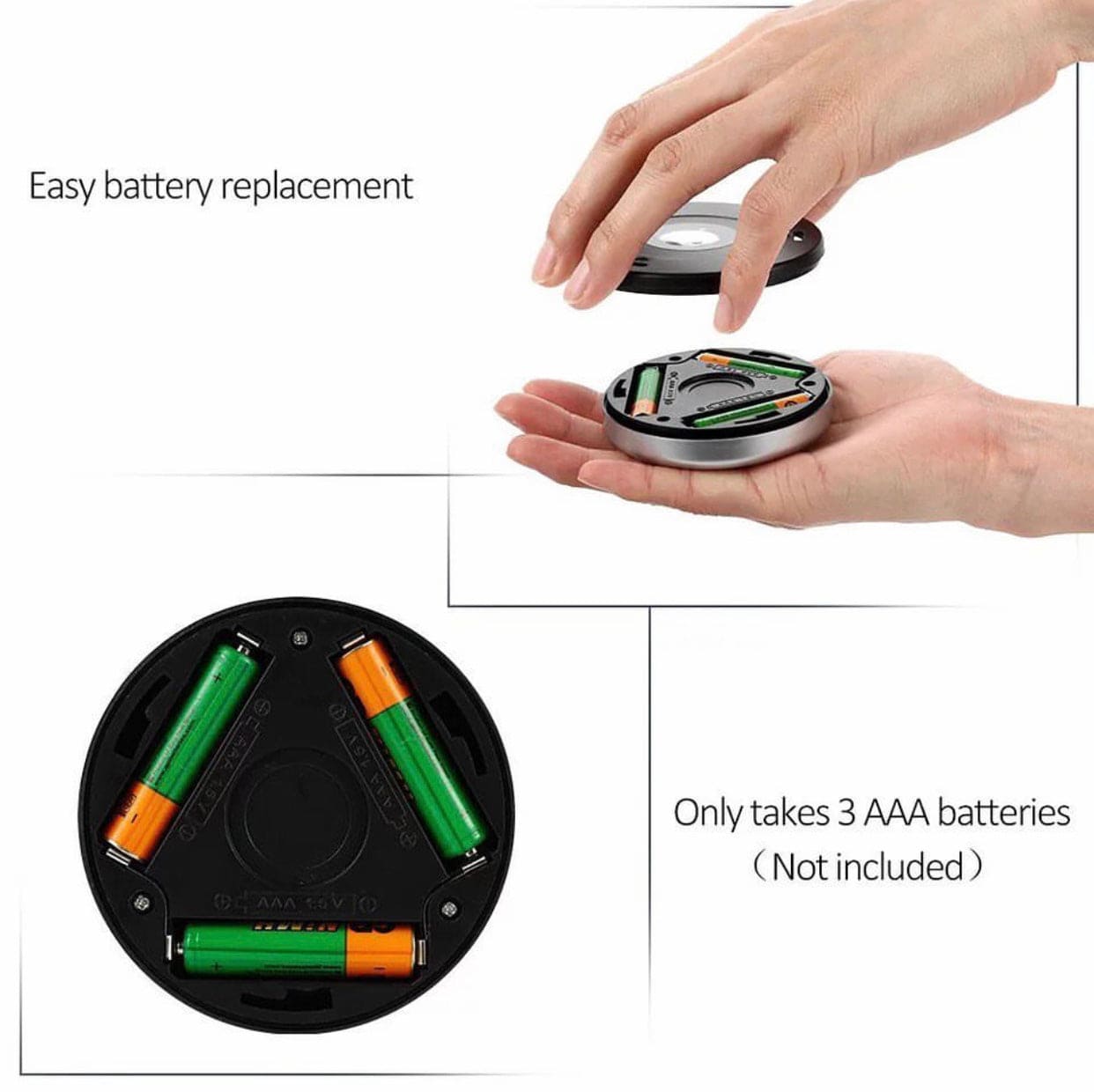 Touch Type Car Reading Light Trunk Touch And Tap Light, Creative Round Paste Type Night Light, Bedroom Beside Lamp Touch Type Car Reading Light Trunk Touch And Tap Light, Creative Round Paste Type Night Light, Bedroom Beside Lamp